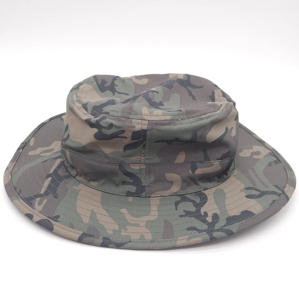 Hurley Back Country Boonie Hat Fishing Floatable Bucket Hat Camo Hiking One Size